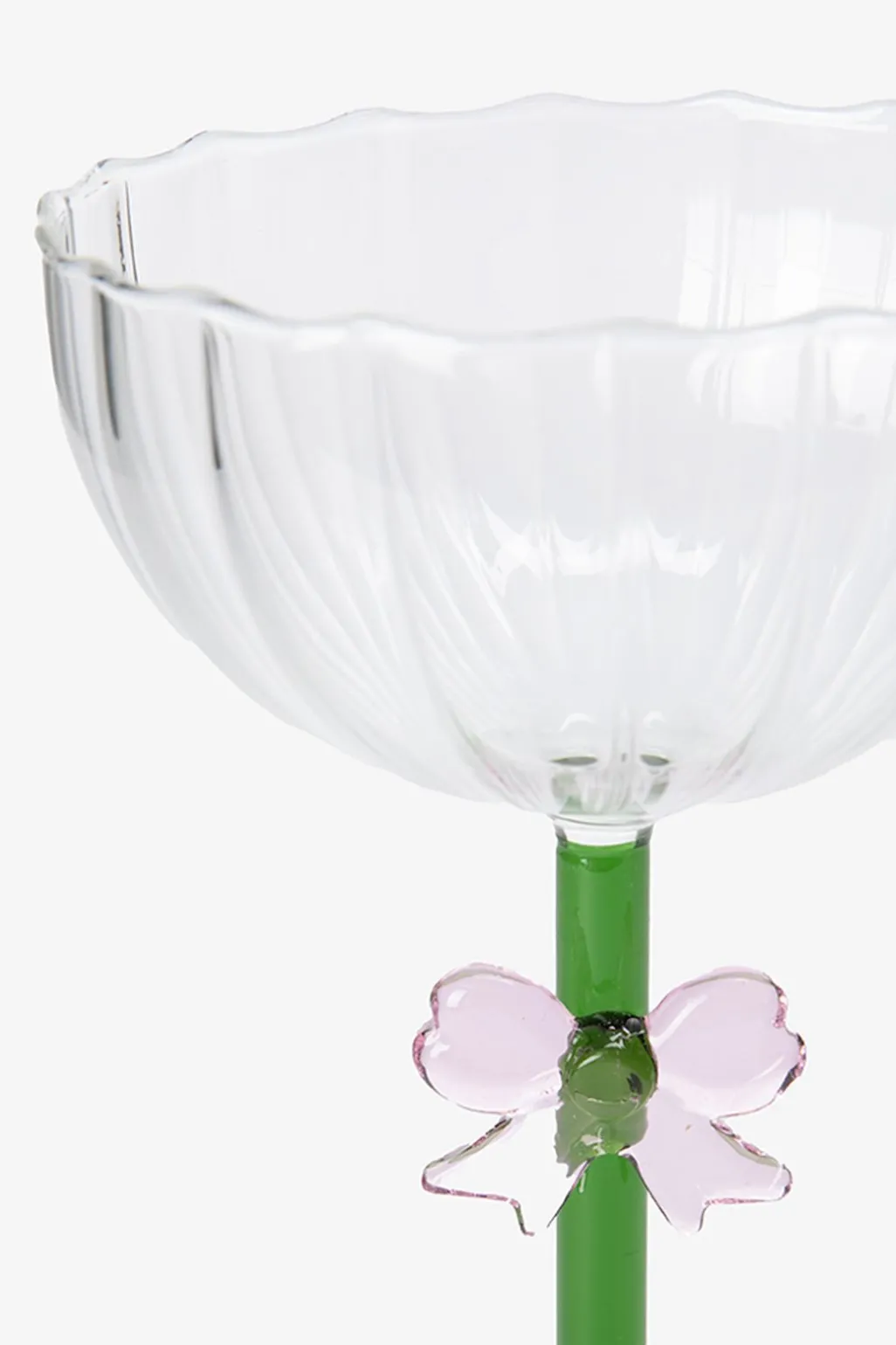 Champagneglazen met roze strikje