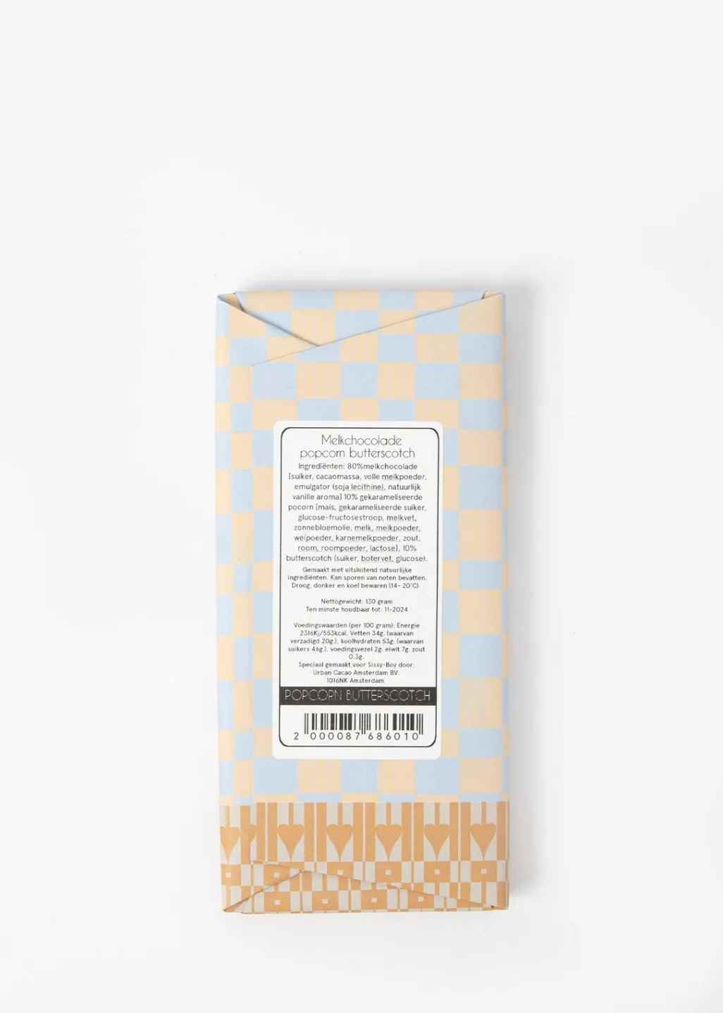Chocoladereep melk Popcorn Butterscotch