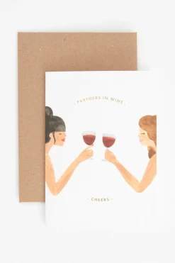 Claire Leina Company Partner in wine wenskaart