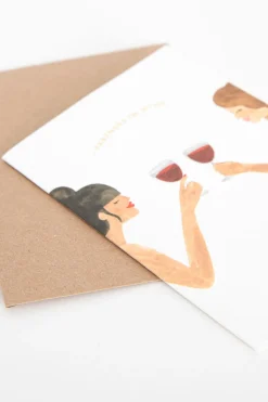 Claire Leina Company Partner in wine wenskaart