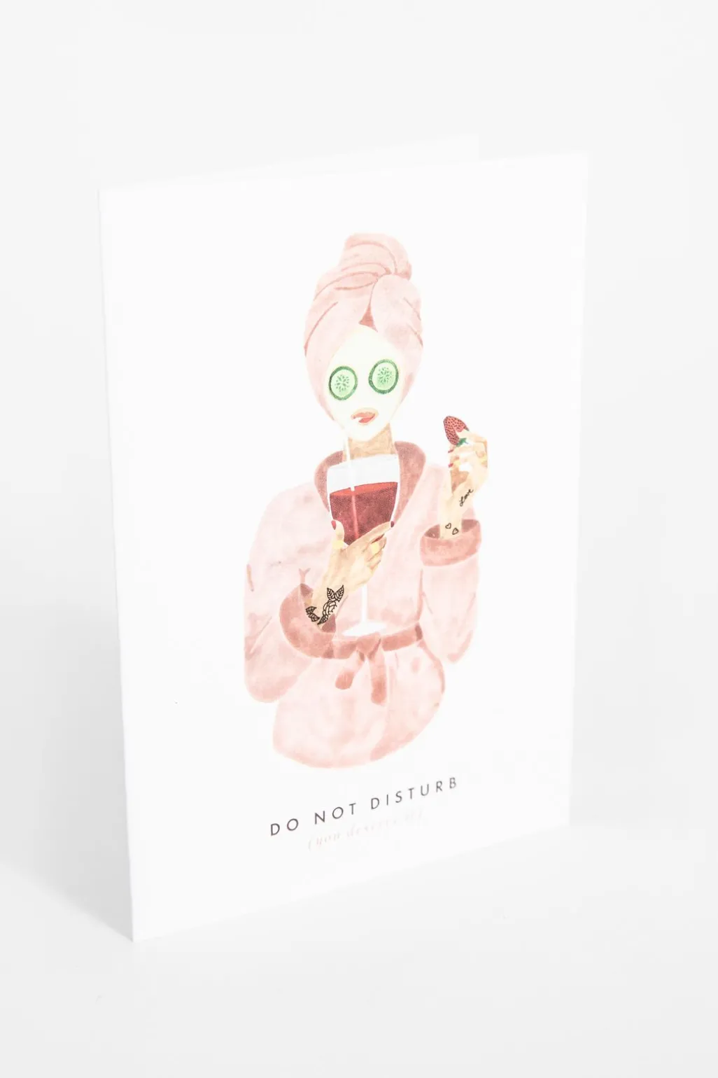 Claire Lena Company Do not disturb wenskaart