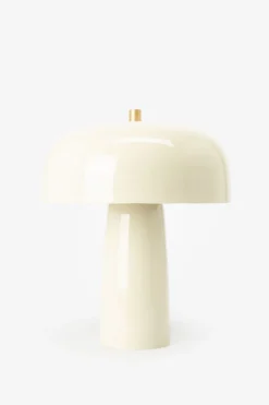 Crèmekleurige cupola tafellamp