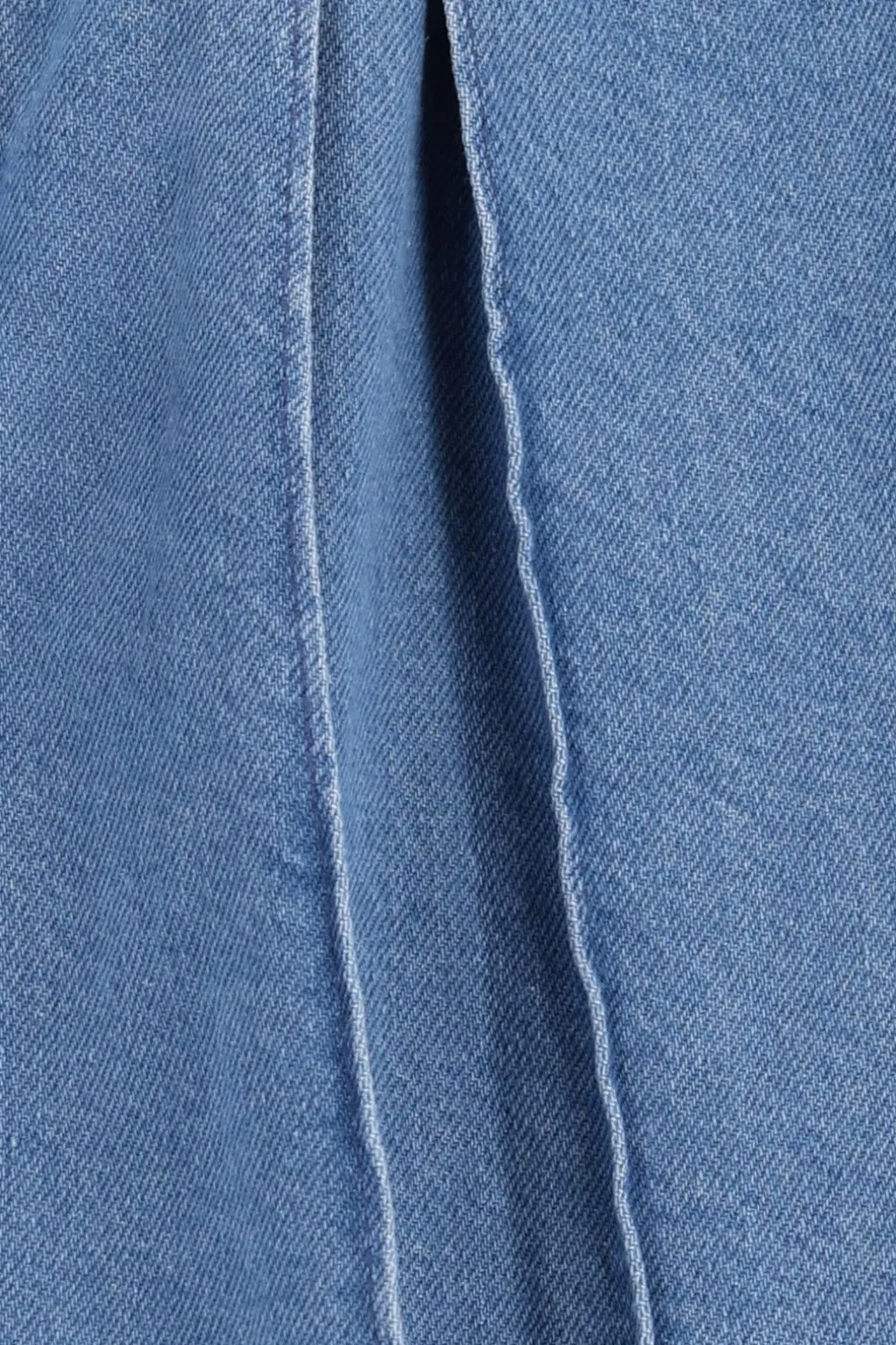 Denim rok met plooien
