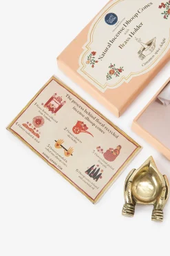 Dhoep wierookkegels met wierrookhouder