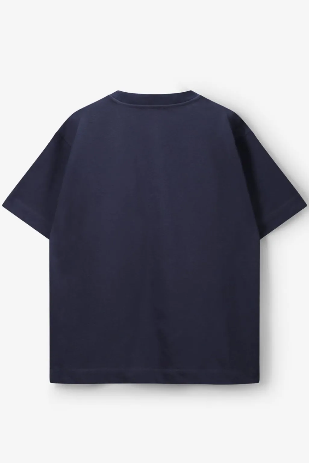Donkerblauw boxy T-shirt