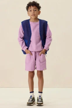 Donkerblauw quilted gilet