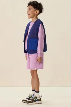 Donkerblauw quilted gilet