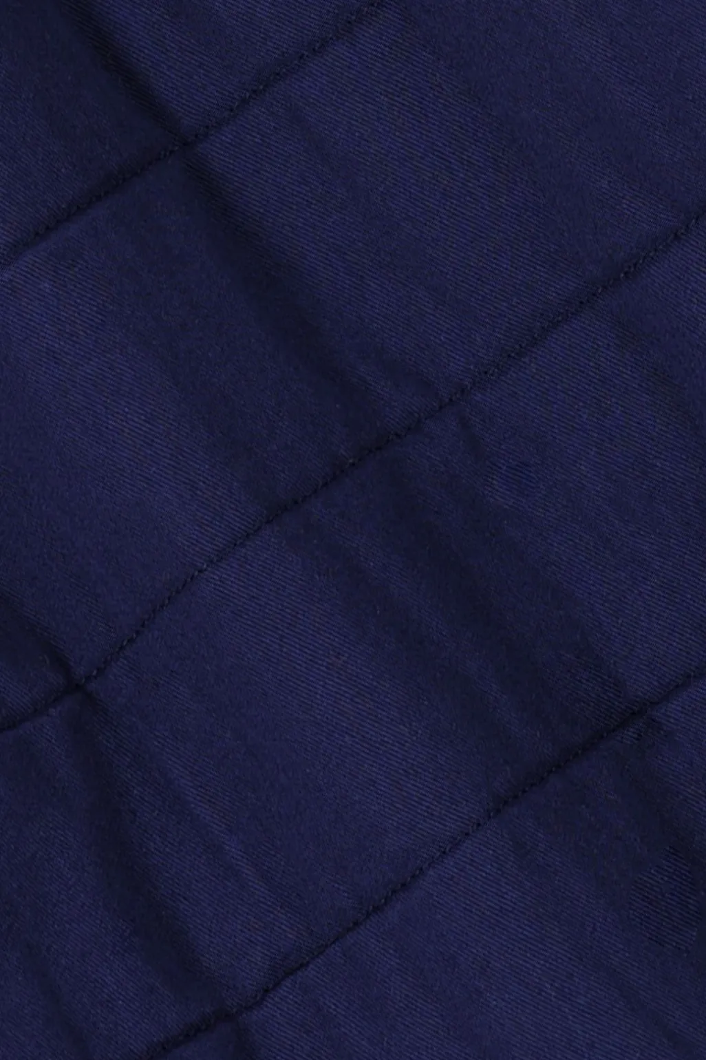 Donkerblauw quilted gilet