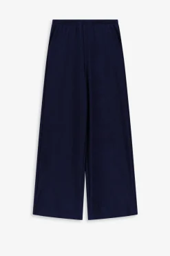 Donkerblauwe broek met lurex