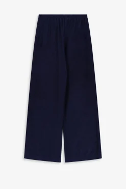 Donkerblauwe broek met lurex