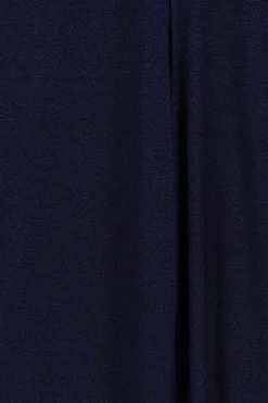 Donkerblauwe broek met lurex