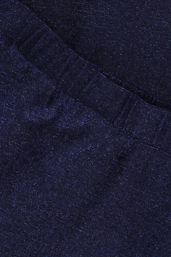 Donkerblauwe broek met lurex