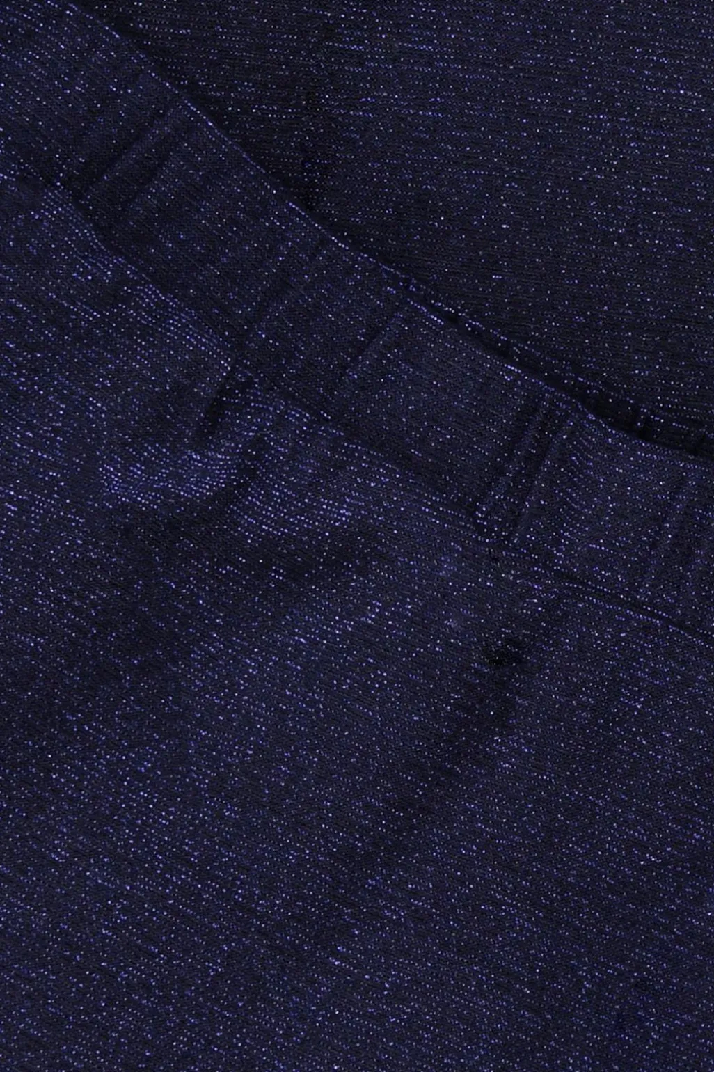 Donkerblauwe broek met lurex