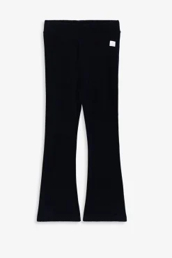 Donkerblauwe flared legging