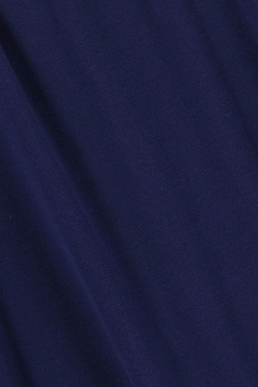 Donkerblauwe gebreide polo