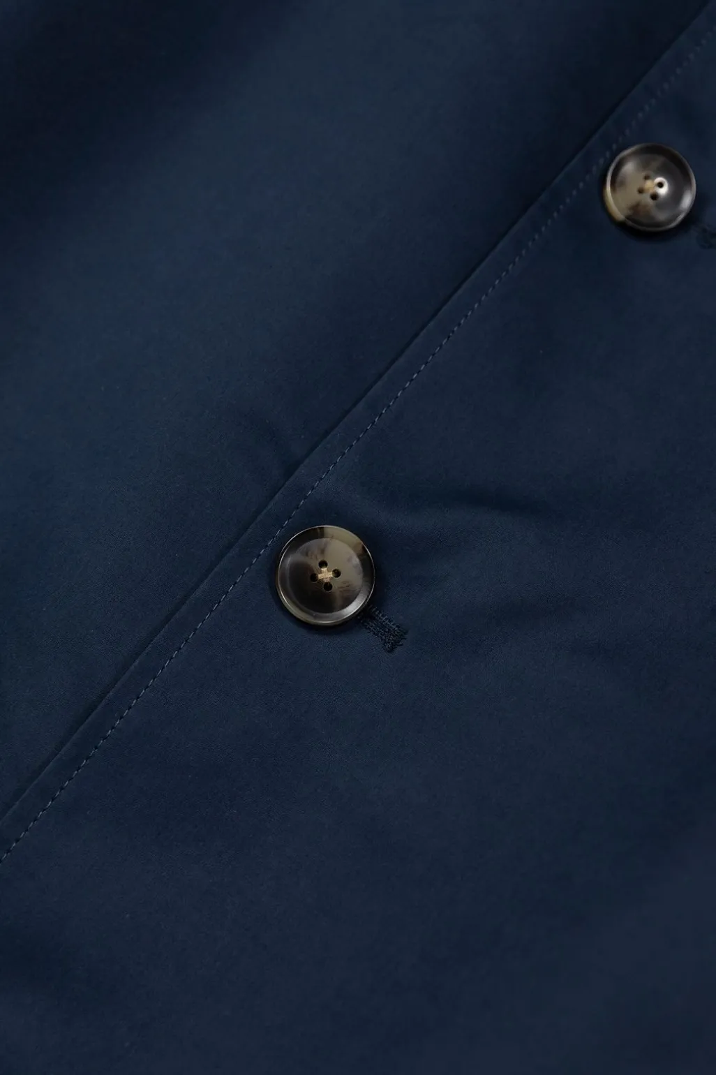 Donkerblauwe Mackintosh jas