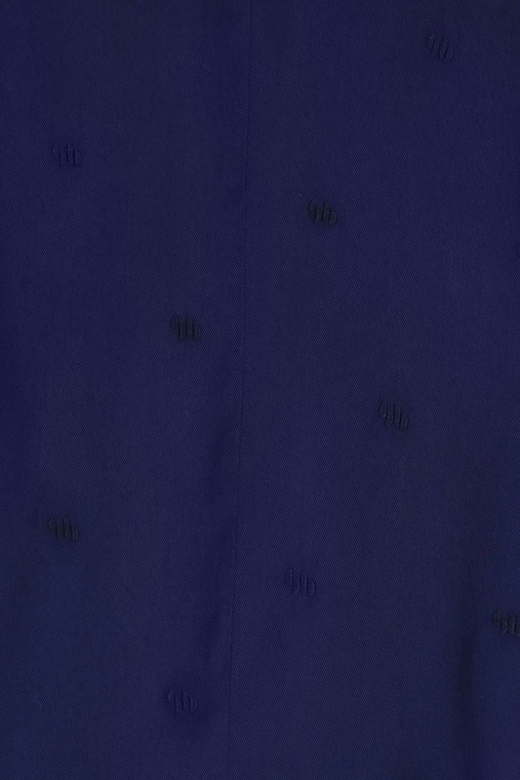 Donkerblauwe oversized blazer met embroidery