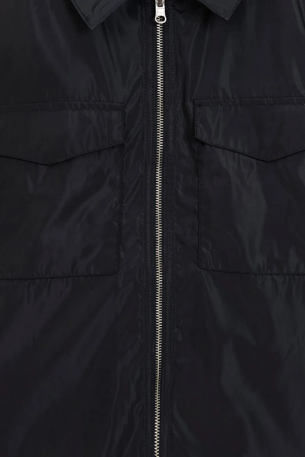 Donkerblauwe suède jas reversible