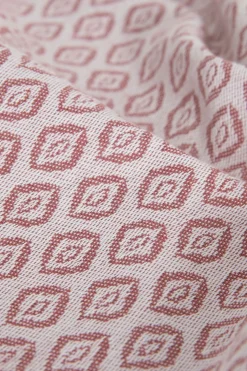 Donkergele handdoek en theedoek Terry