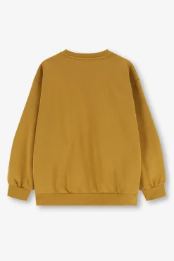 Donkergele oversized sweater