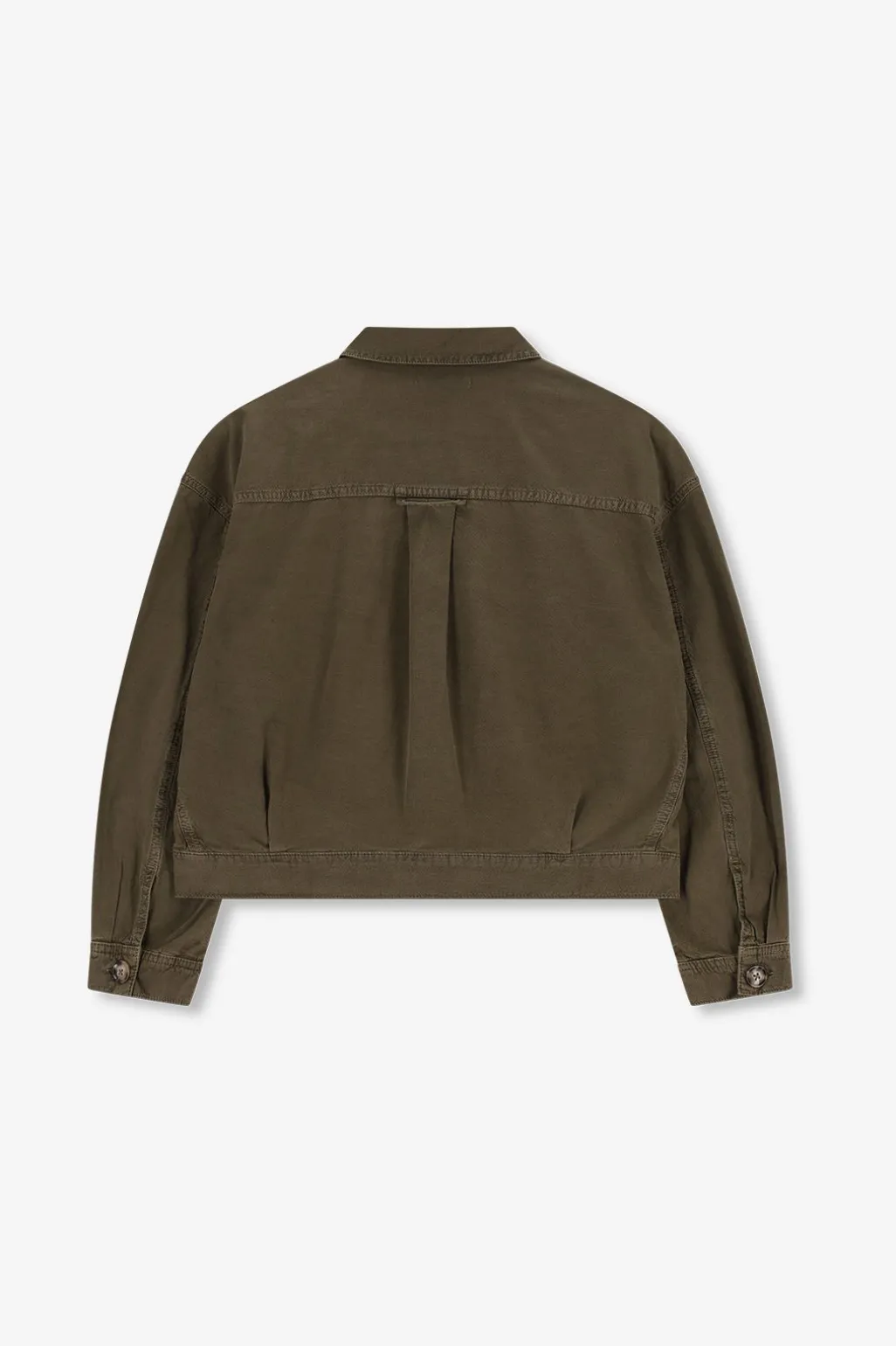 Donkergroen cropped jack