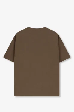 Donkergroen oversized T-shirt