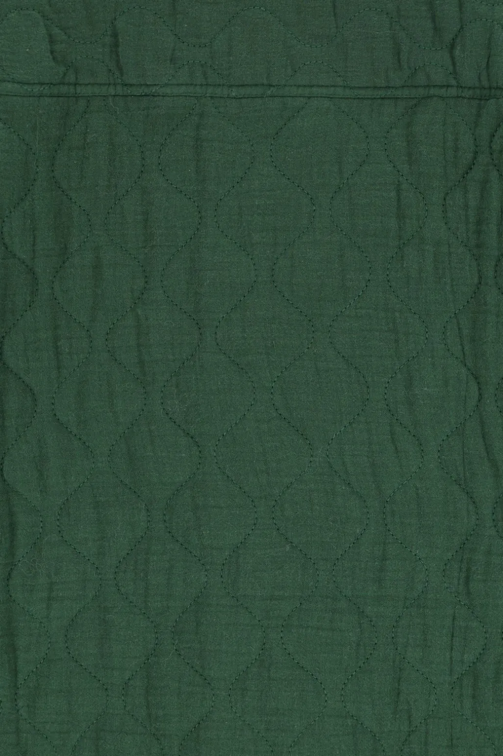 Donkergroen quilted overhemd