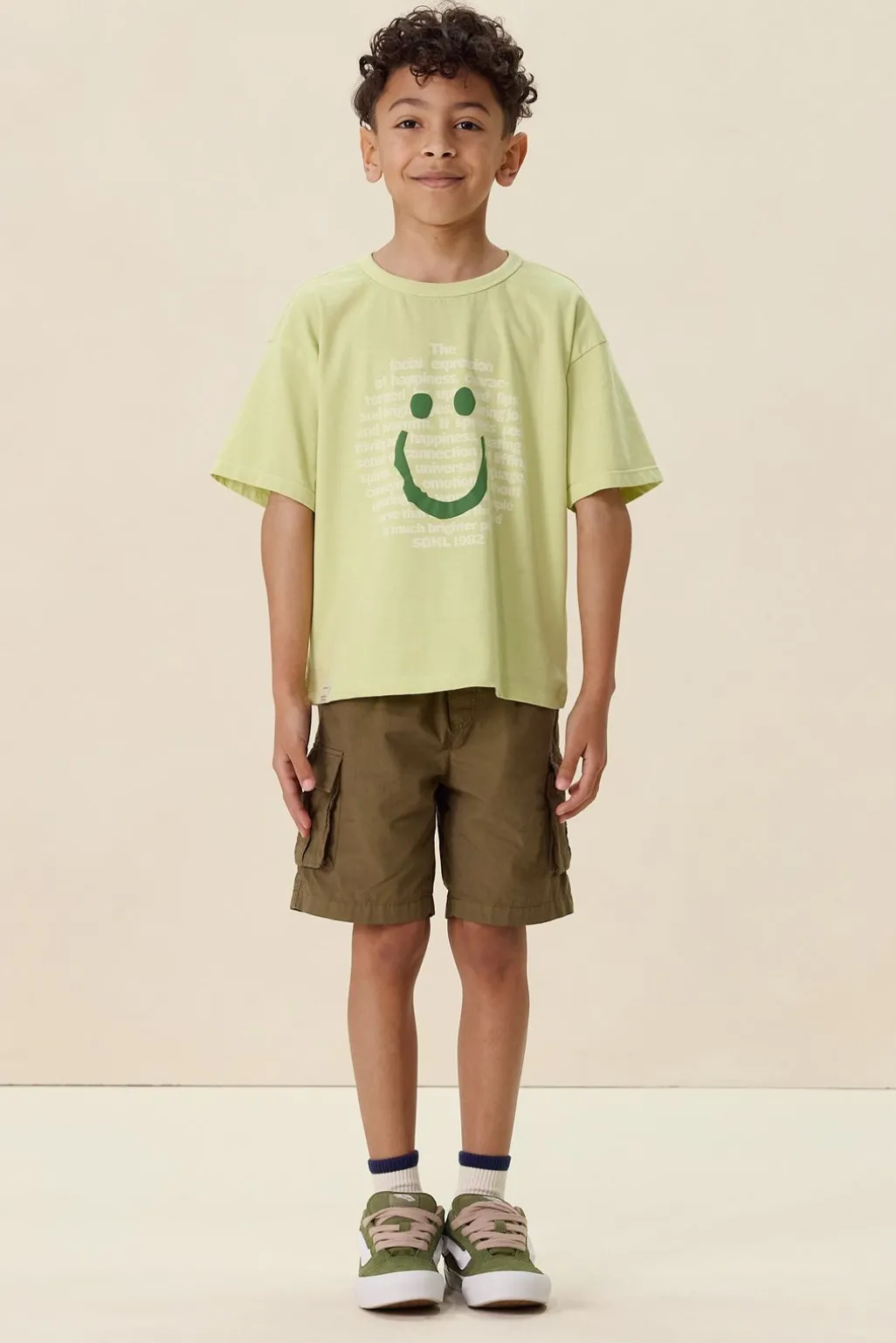 Donkergroene cargo shorts