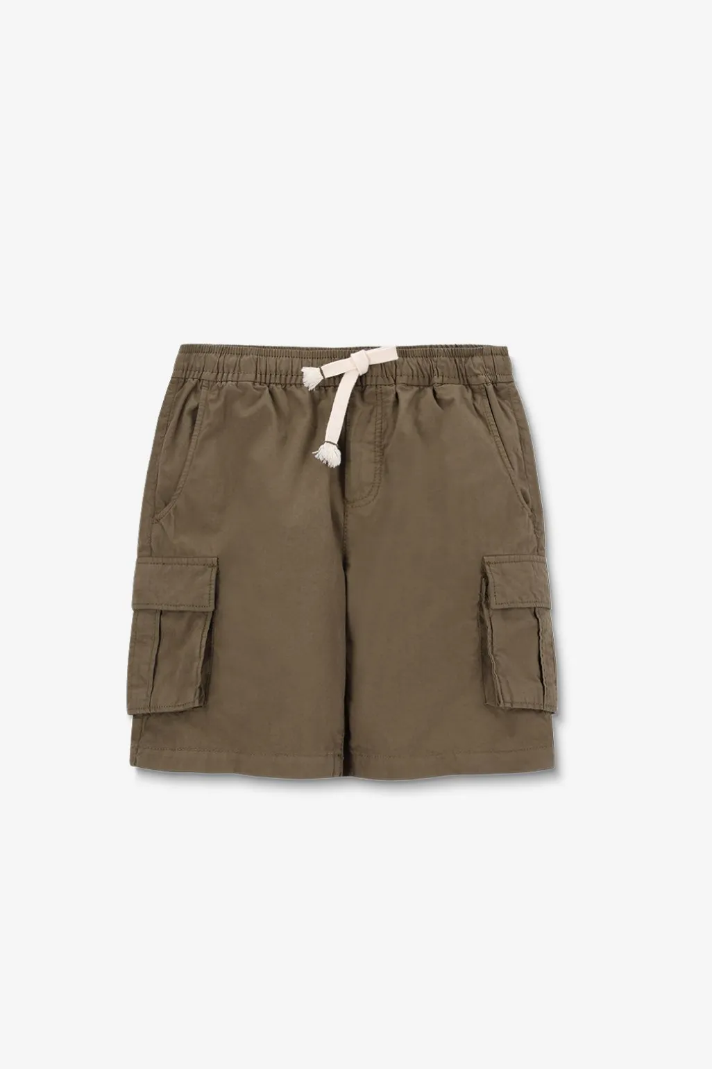 Donkergroene cargo shorts