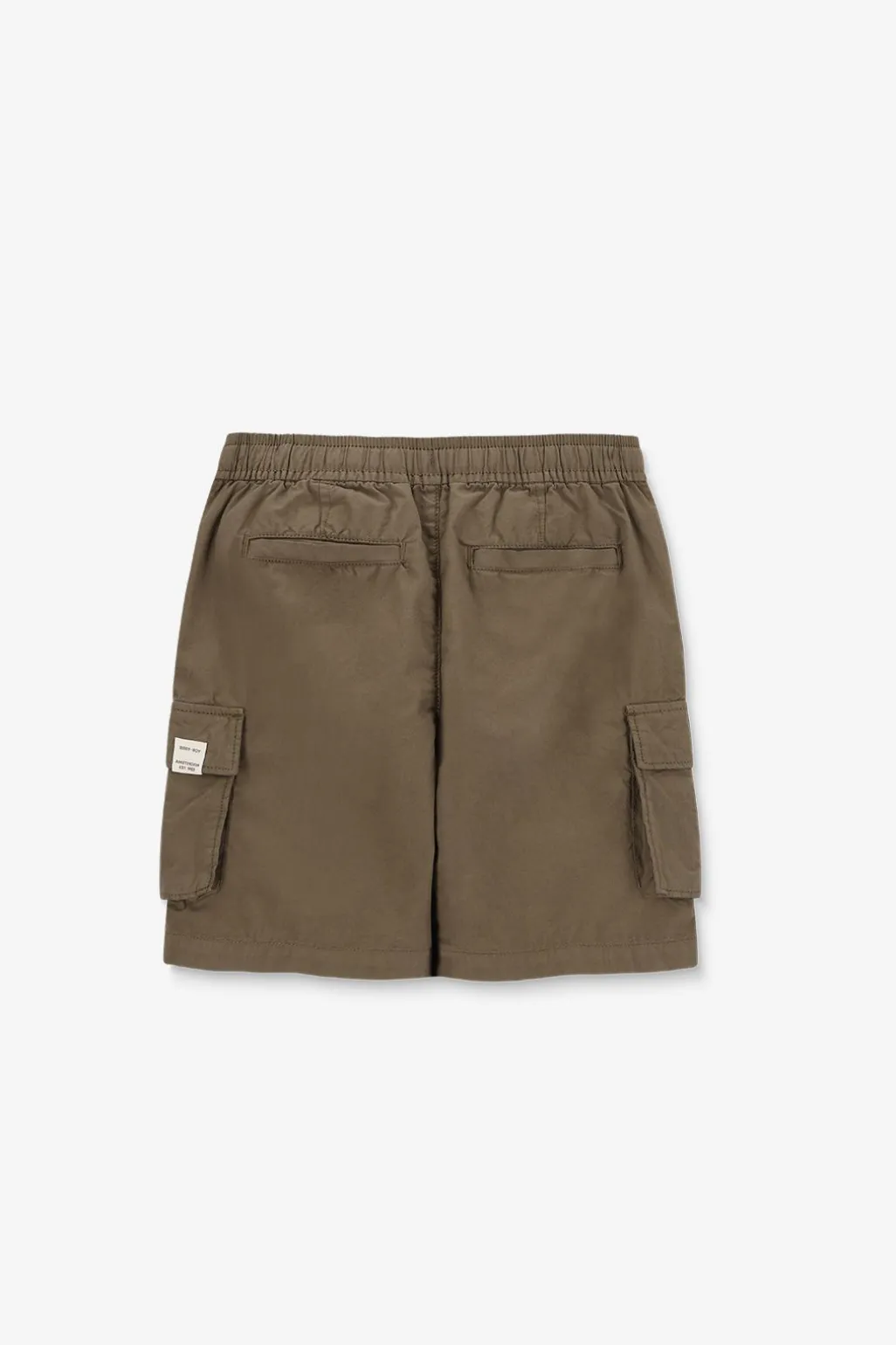 Donkergroene cargo shorts