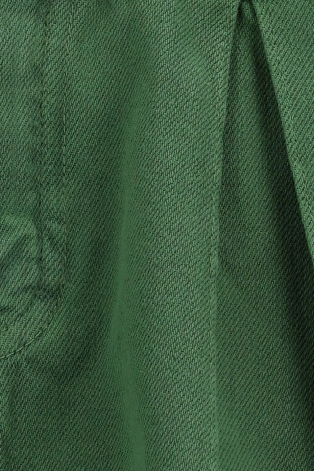 Donkergroene denim rok