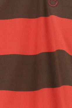 Donkergroene gestreepte sweater