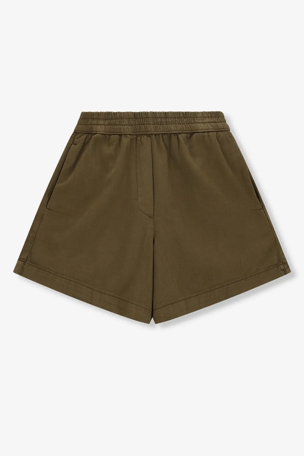 Donkergroene short
