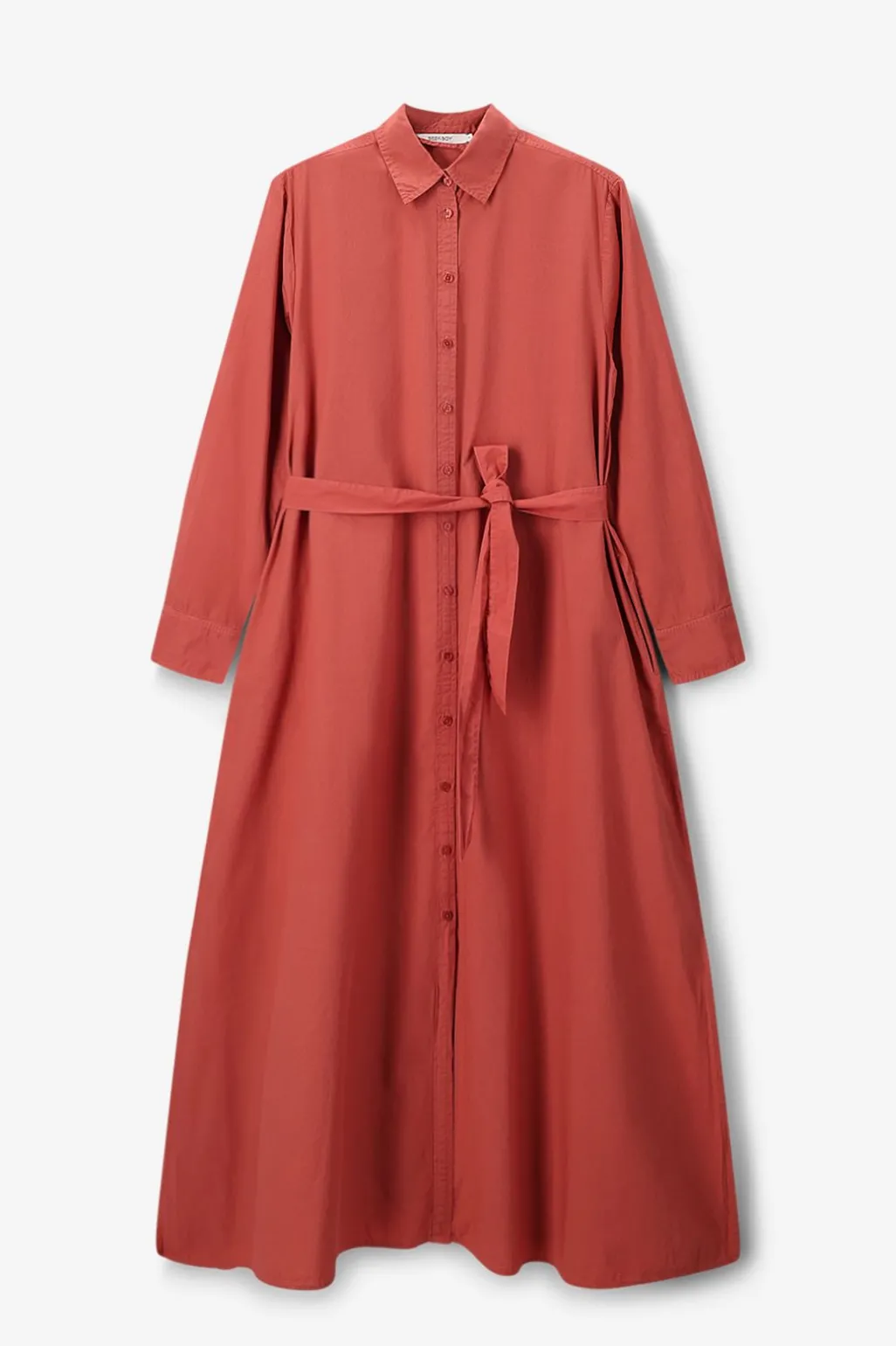 Donkeroranje maxi jurk