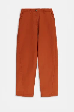 Donkeroranje mid waist tapered leg jeans