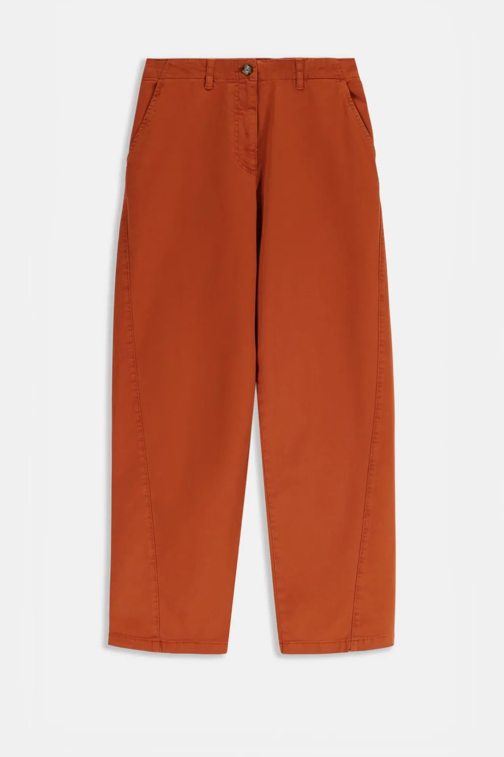 Donkeroranje mid waist tapered leg jeans