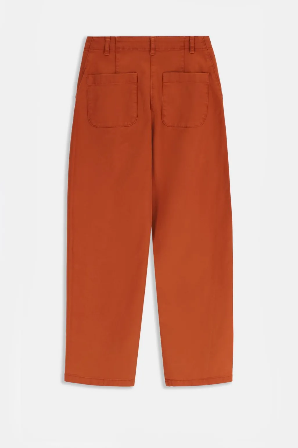 Donkeroranje mid waist tapered leg jeans