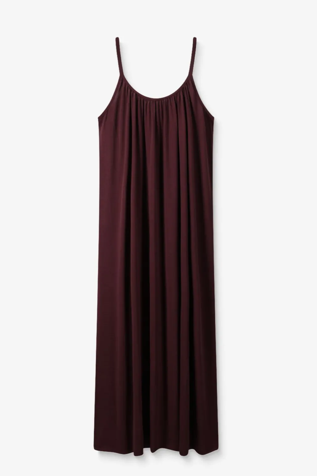 Donkerrode maxi jurk