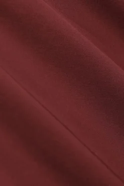 Donkerrode maxi-jurk