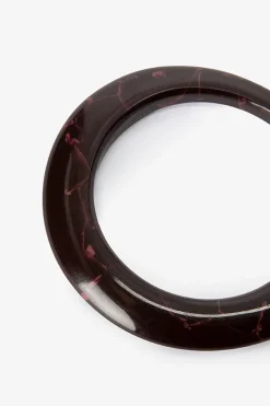 Donkerrode resin armband