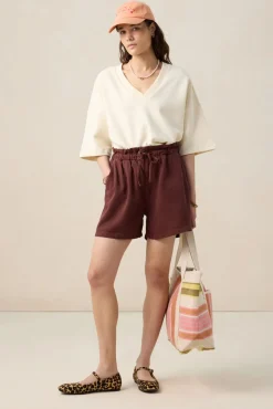 Donkerrode short