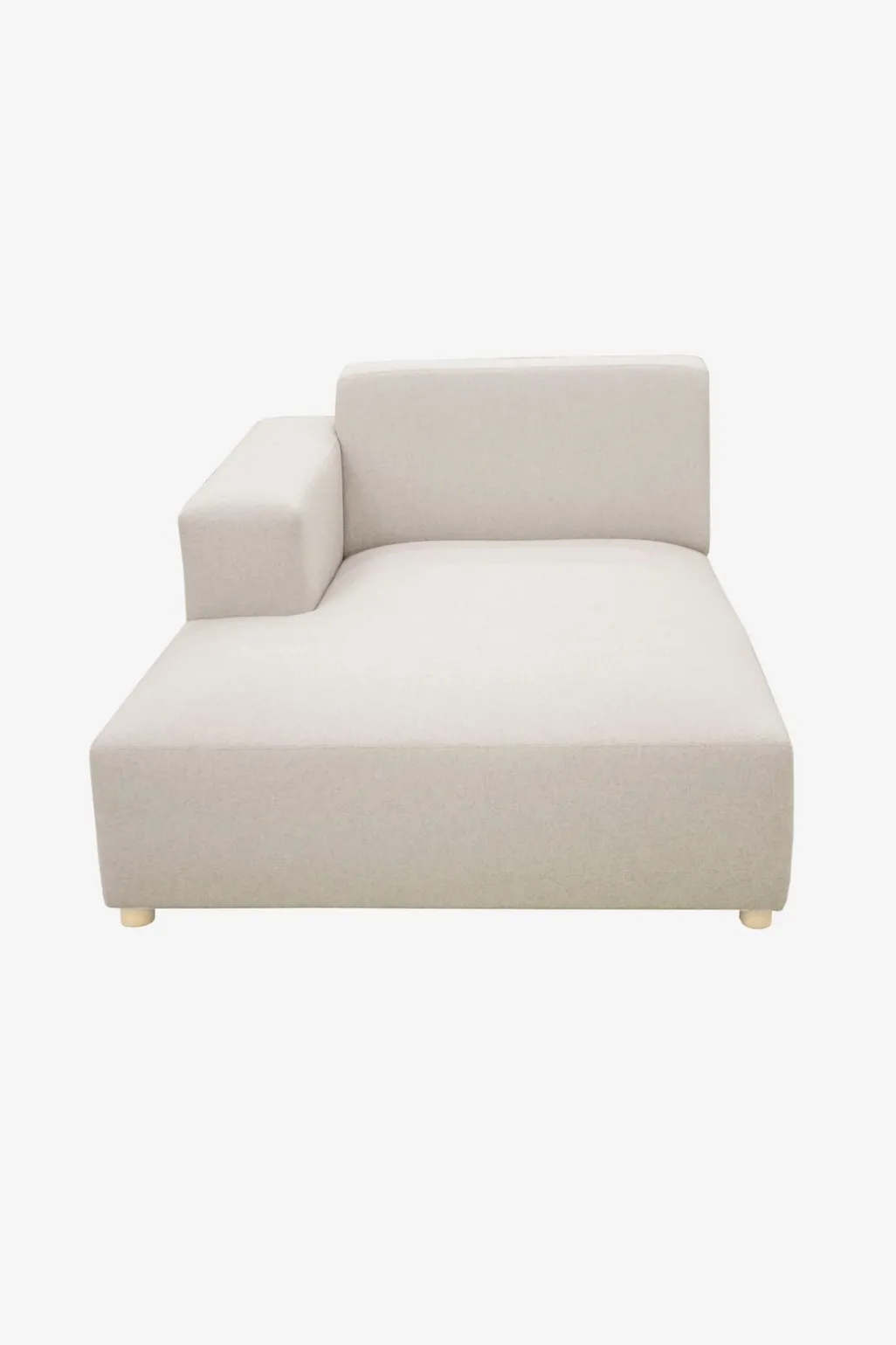 Earl chaise longue links Shiitake