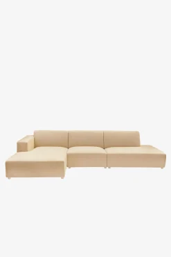 Earl chaise longue links camel