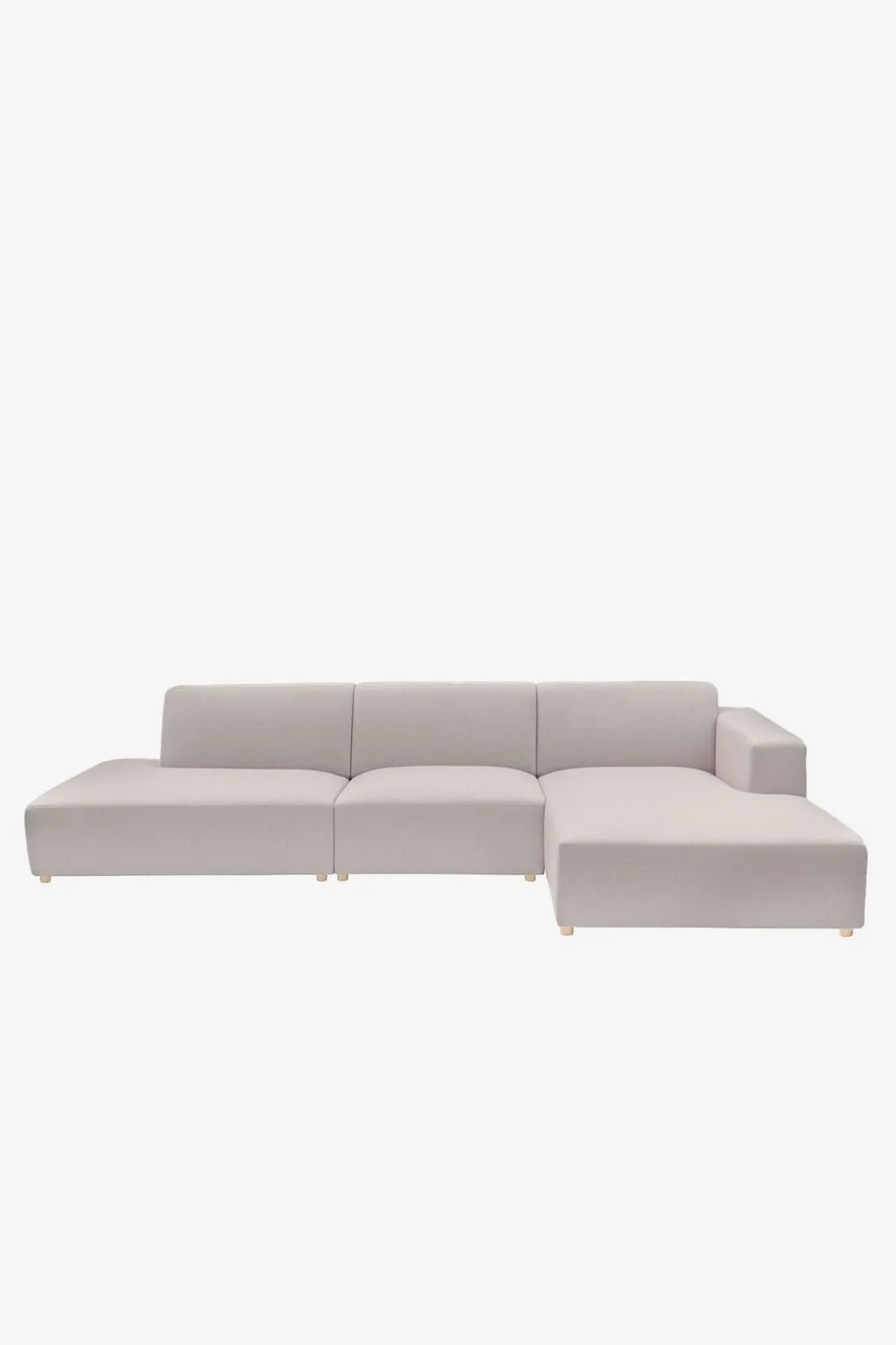 Earl chaise longue rechts stone