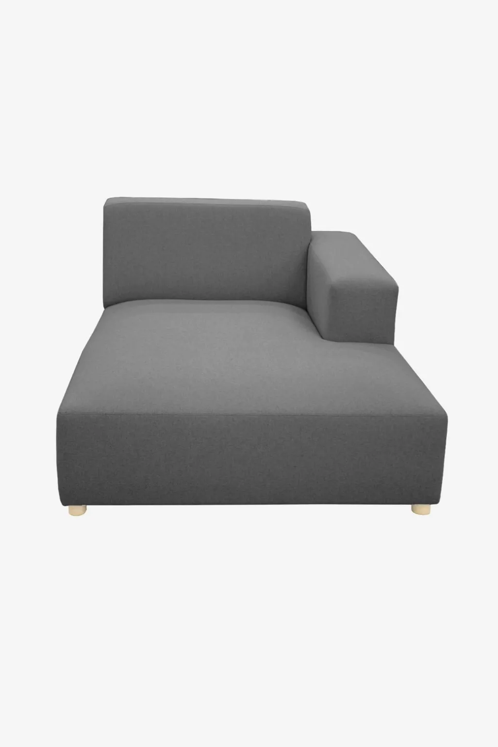 Earl chaise longue rechts dark grey 68