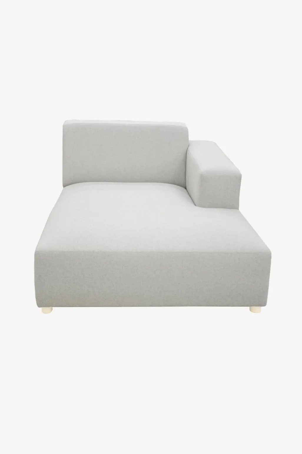 Earl chaise longue rechts light grey
