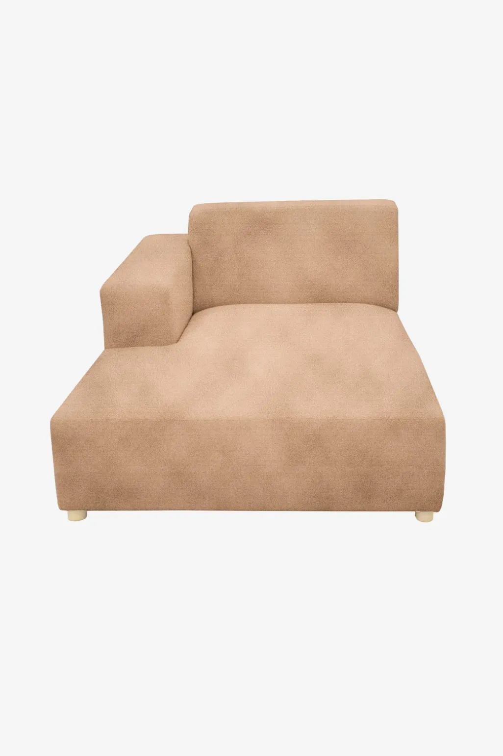 Earl velvet chaise longue links sand