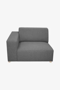 Earl 1.5-zits bank arm links dark grey