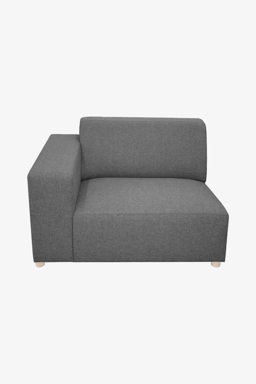 Earl 1.5-zits bank arm links dark grey