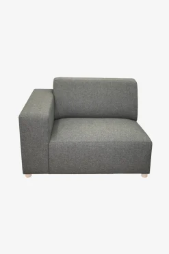 Earl 1.5-zits bank arm links dark grey
